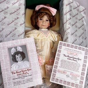 Knowles Dolls Dianna Effner Good Little Girl with Curl Limited Edition